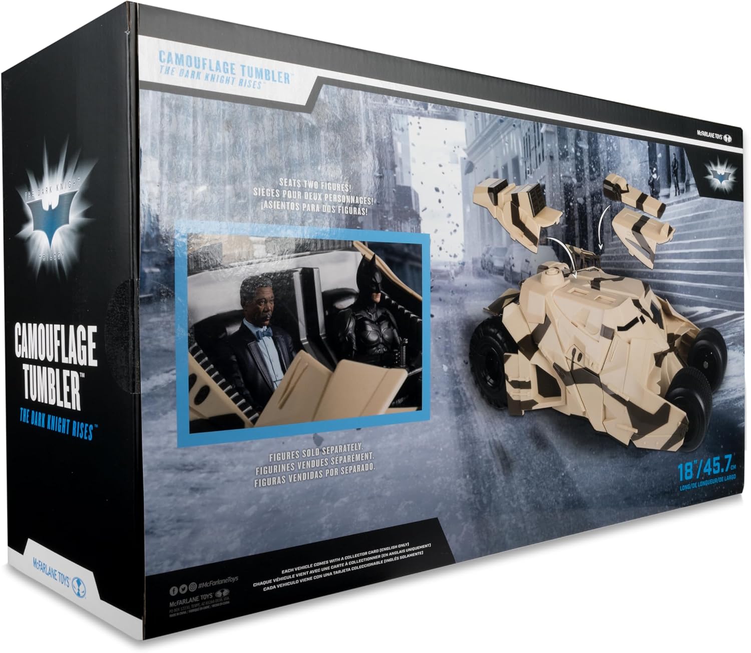 McFarlane Toys - DC Multiverse Camouflage Tumbler (The Dark Knight Rises) Gold Label Vehicle - Image 13